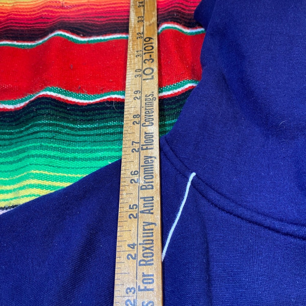 Vintage 80s New York Giants NFL Hoodie Blue Mens Medium Pullover Sweatshirt - Picture 8 of 8